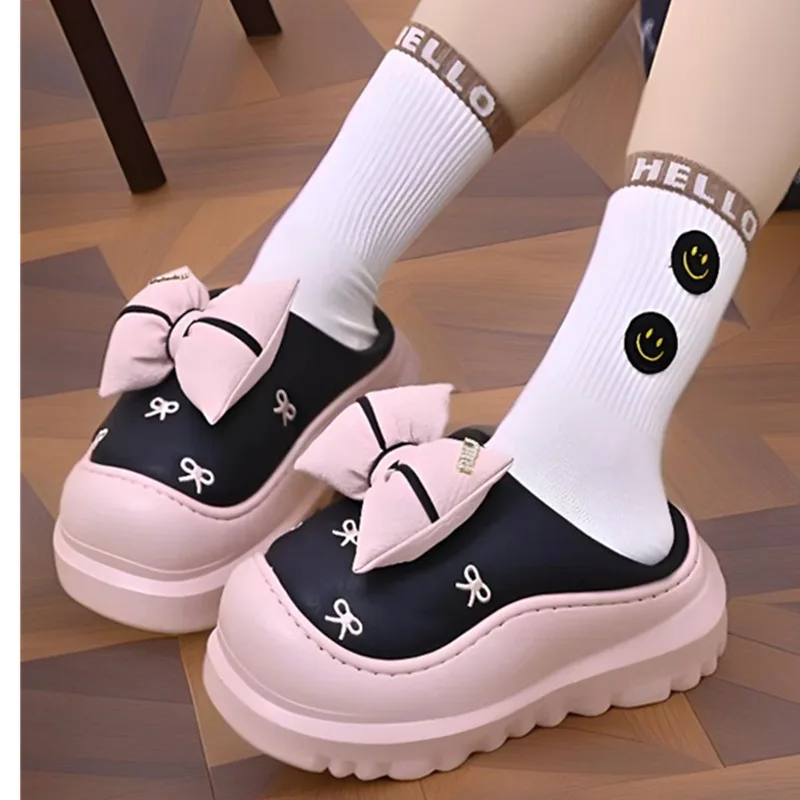 mulher-plataforma-elevador-sapatos-senhoras-saltos-grossos-borboleta-no-tamancos-feminino-casa-chinelos-2025-novas-meninas-adoravel-arco-chinelos