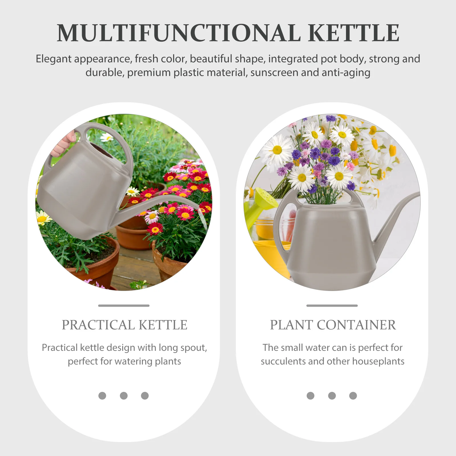 

Long Mouth Watering Can for Flower Indoor Plant Garden Spout with Tool High Capacity