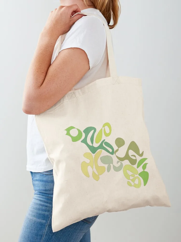 Music Doodle Lovely Day green Tote Bag Big bag women tote bag men eco pack supermarket folding