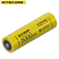 NITECORE NL2150HPi 21700 Rechargeable Li-ion Battery 5000mAh 3.6V  max Continuous Discharge Current  Protected 15A Flashlight