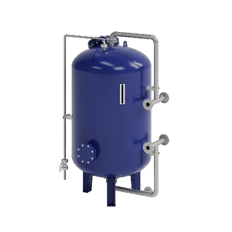 Sistema de filtro de carvão ativado industrial Filtro de areia Tanque de filtro de carvão ativado automat