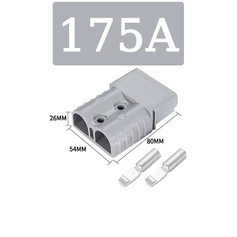 175A 600V 1/0 AWG For Style Plug sb175 Quick Connector Kit forklift battery charging Electric Car Battery Plug image 3
