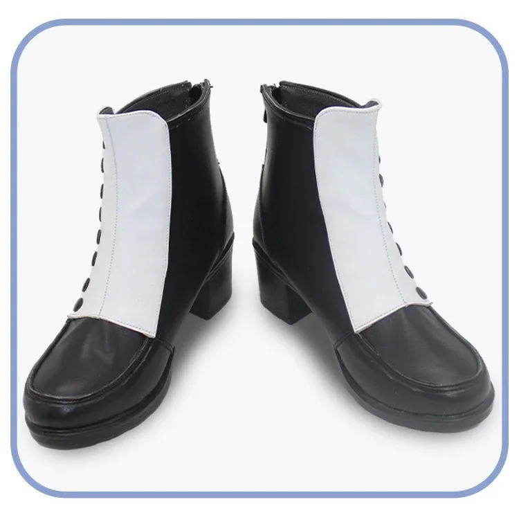 Game Blue Archive Saiba Midori Momoi Cosplay Shoes PU Leather Shoes Halloween Carnival Boots Cosplay Prop Custom Made