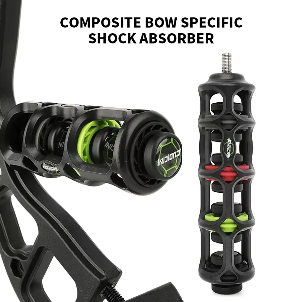 Compound Bow 4/6inch Stabilizer Plastic Rubber Absorber Silence Balance Vibration Outdoor Archery Shooting Accessory