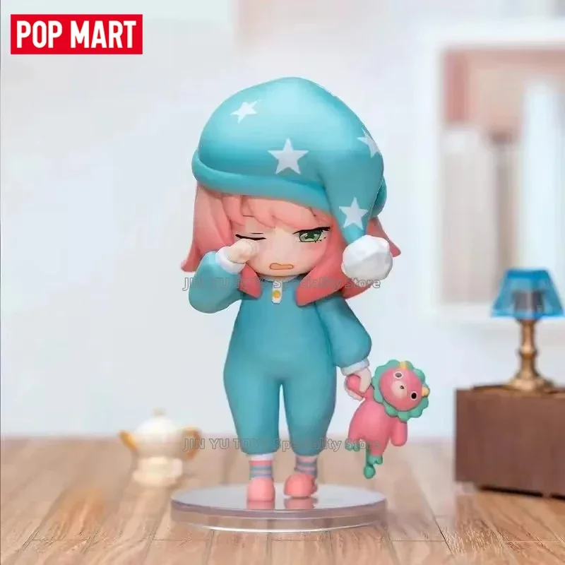 POP MART Spy X Family Anya Series Blind Box Anime Action Figure Model Mystery Box Guess Bag Room Ornament for Girls Trendy Toys