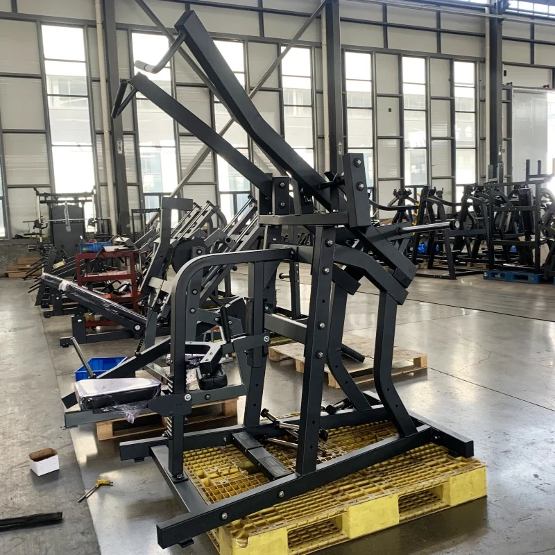 Gym Fitness Equipment Arms Shoulder Strength Training Plate Loaded Iso-Lateral Front Lat Pulldown Machine