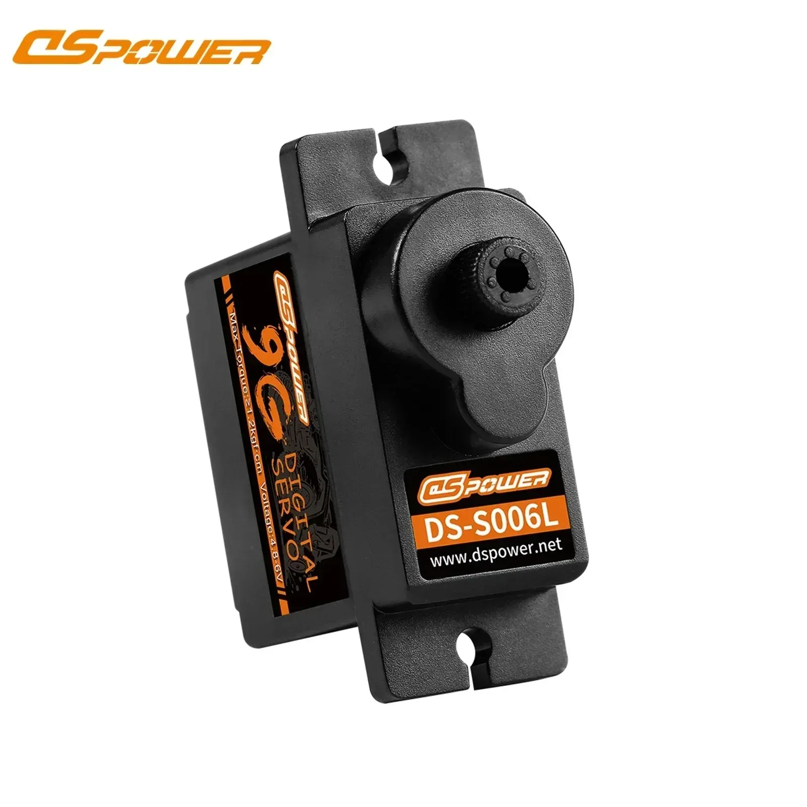 DSpower 9g Micro Clutch Digital Servo Motor JR Plug Plastic Gear for RC Plane Dron Quadcopter Fixed-wing Robot Model Accessories