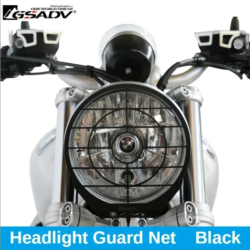 Stainless Steel Motorcycle Front Headlight Guard Cover Headlamp Fairing Cover Case Protection Net Security Part for BMW R Ninet