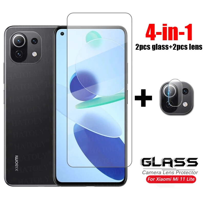 Glass For Xiaomi Mi 11 Lite Tempered Glass Mi 11 Lite HD Clear Ultra-thin Phone Screen Protector For Xiaomi Mi 11 Lite 5G Glass