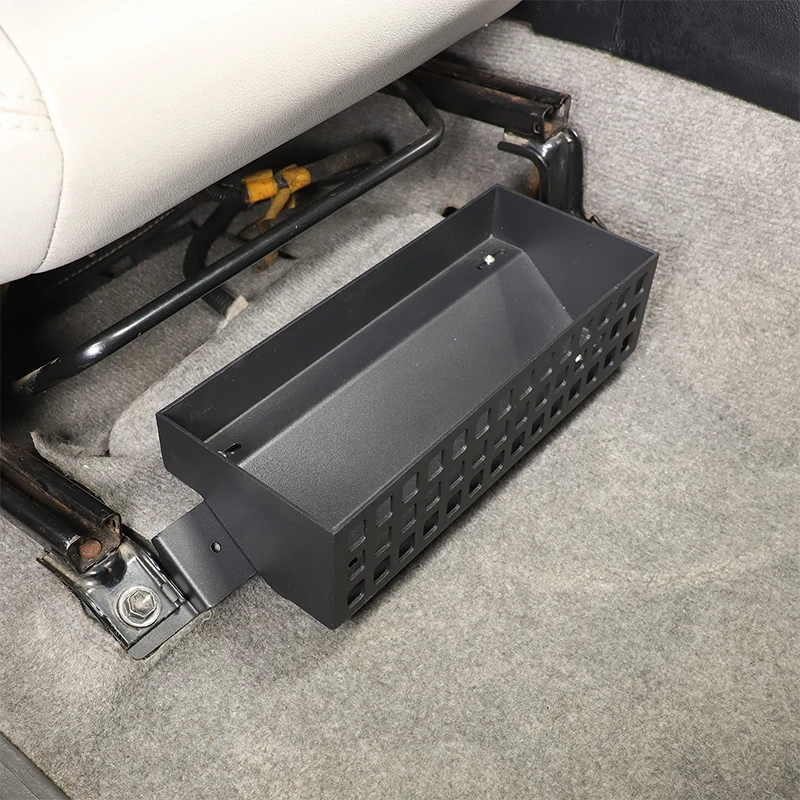 

Для Toyota Land Cruiser Prado J120 2003-2009: Органайзер-лоток из алюминиевого сплава для хранения в сиденье автомобиля, аксессуары для модификации автомобиля