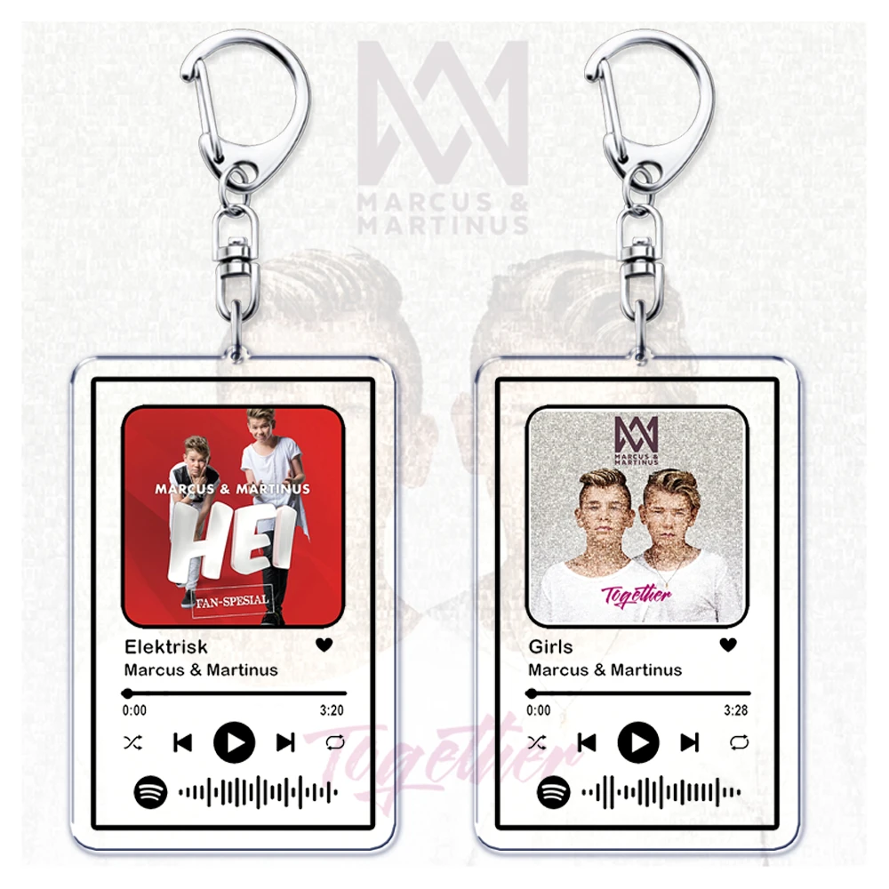 Llaveros de cantante Pop Twins para mujer, bolsa de accesorios, Elektrisk Girls, canciones musicales inolvidables, código, joyería con llave, regalos para seguidores