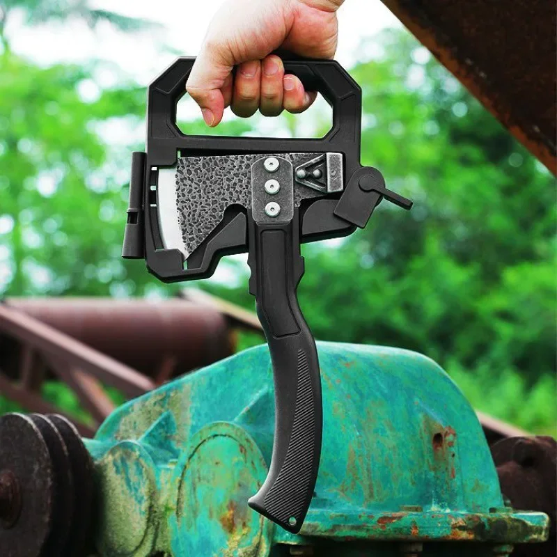 Tomahawk portable multifunctional axe for outdoor jungle camping survival tool pocket knife, life-saving axe,chopping wood