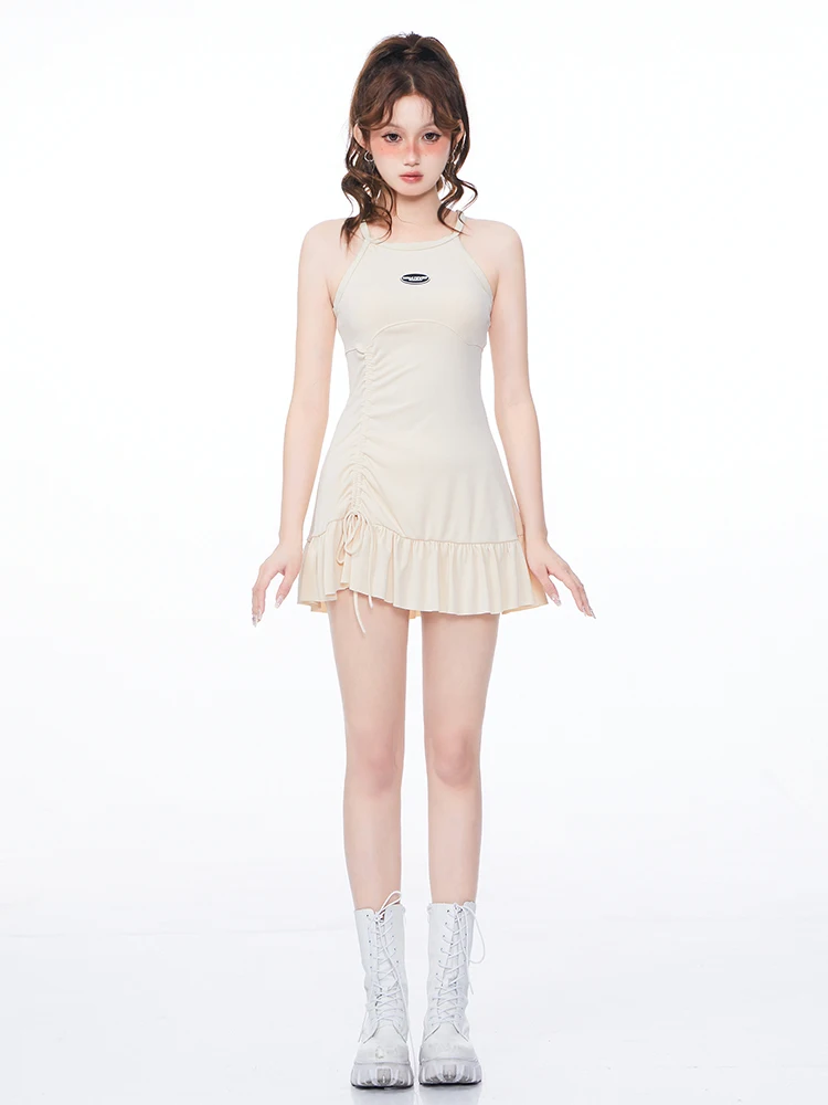 

Alice High-End Women's Swimsuit Summer Conservative Slimming 2025 New Separate Skirt Sle Small Chest Gathered Swimwear Hot ...