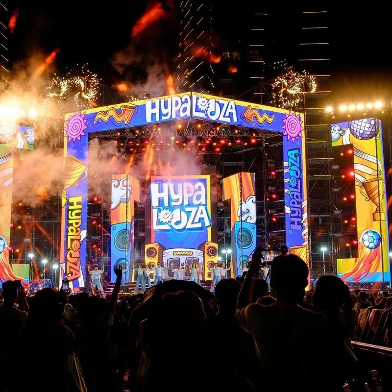 【Hot Sale】New Waterproof Outdoor Big Advertising Led Tv Screen P2.604 Rental Advertising Led Stage Display