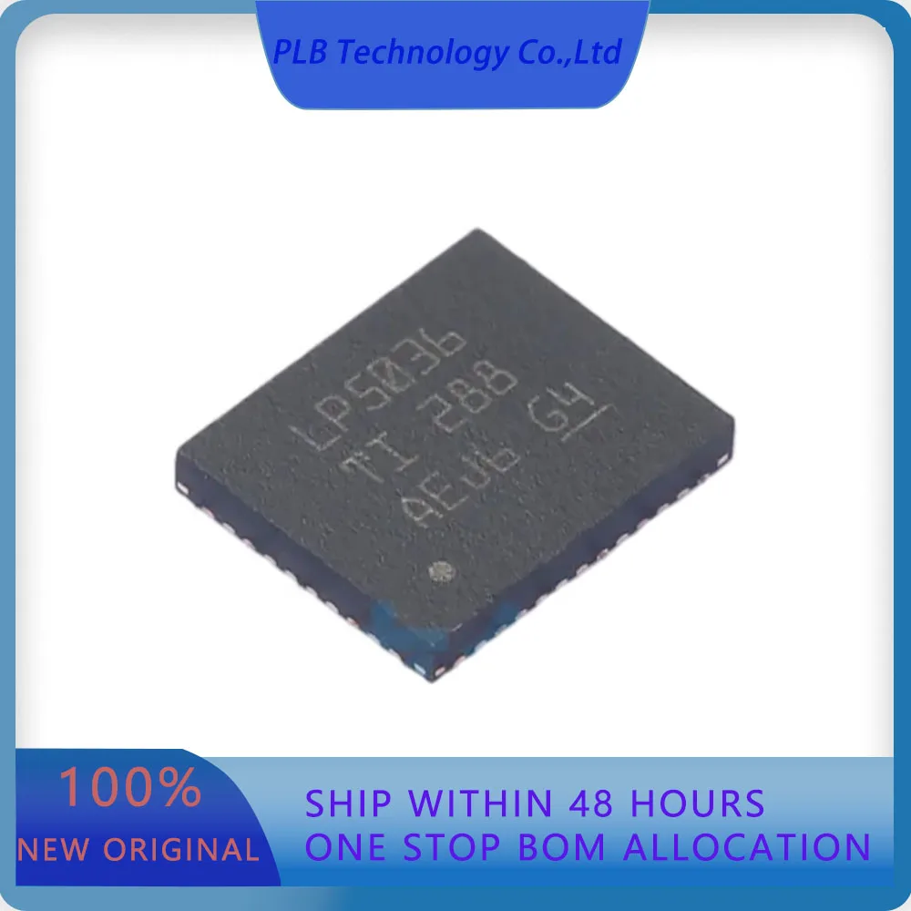 10PCS/LOT LP5036RJVR LP5036  0V~5.5V 29kHz 36 35mA 2.7V~5.5V VQFN-46-EP(5x6) LED Drivers Original Stock