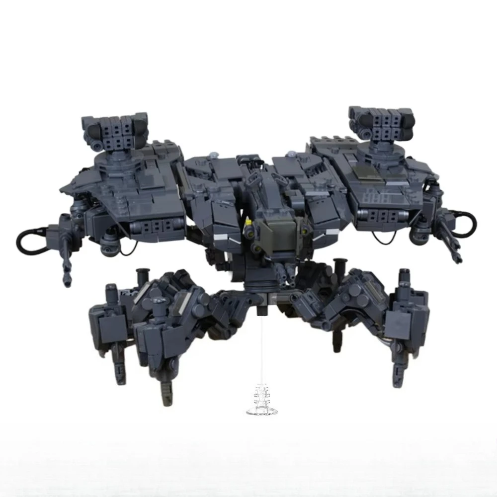 MOC-máquina de guerra apocalíptica, bloques de construcción, Kit de modelo de bestia mecánica Deathbringer, criatura de ciencia ficción, ladrillos DIY, regalo para adultos