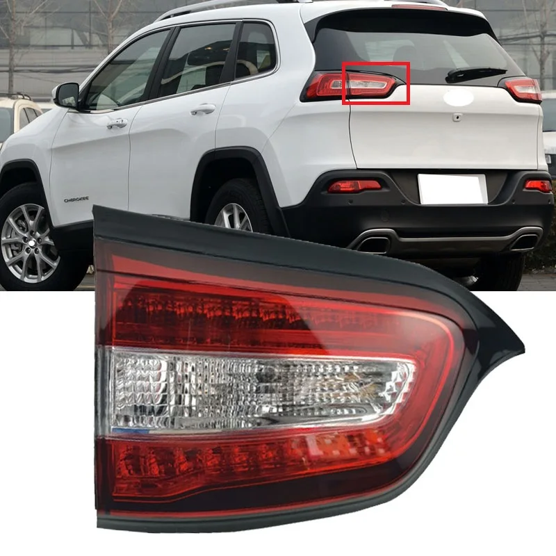 

Lofty Richy Auto LED Tail Light For Jeep Cherokee 2014 2015-2018 68102906AF 68102907AF Car Rear Brake Taillight Lamp Fog Lamp