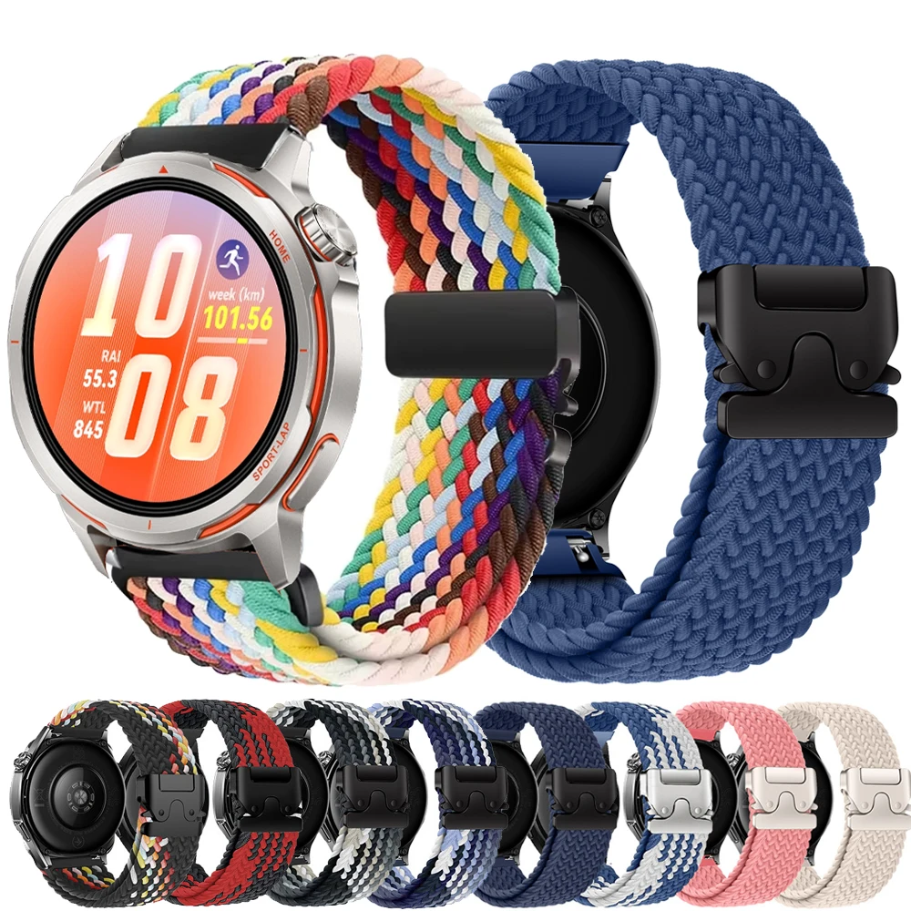 20mm 22mm Parachute-Geflecht-Nylonarmband für Huawei Watch GT Runner 2/Huawei GT3 SE/Ultimate 2 1/GT6 5 4 3 2 42mm 46mm/GS Pro Band