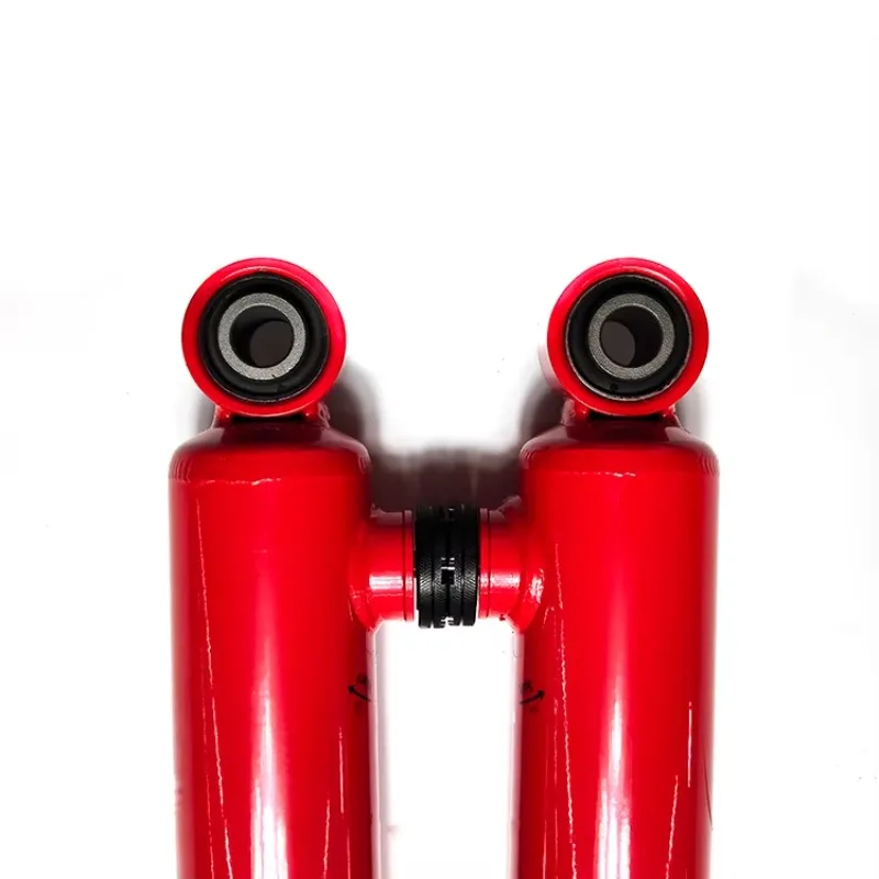 Adjustable 6-Level Oil Shock Absorber for L200   2 Inches Steel and Iron Gas-Type for Cars 4x4 Off-Road Red