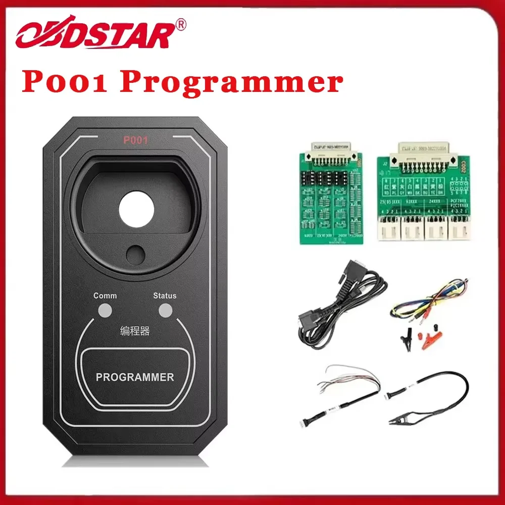 Programmeur A+OBDSTAR P001, fonctions RFID, réinitialisation de clé et EEPROM 3 en 1, compatible avec OBDSTAR X300 pour VW/AUDI/SKODA/SEAT/BMW/Kia/Hyundai +