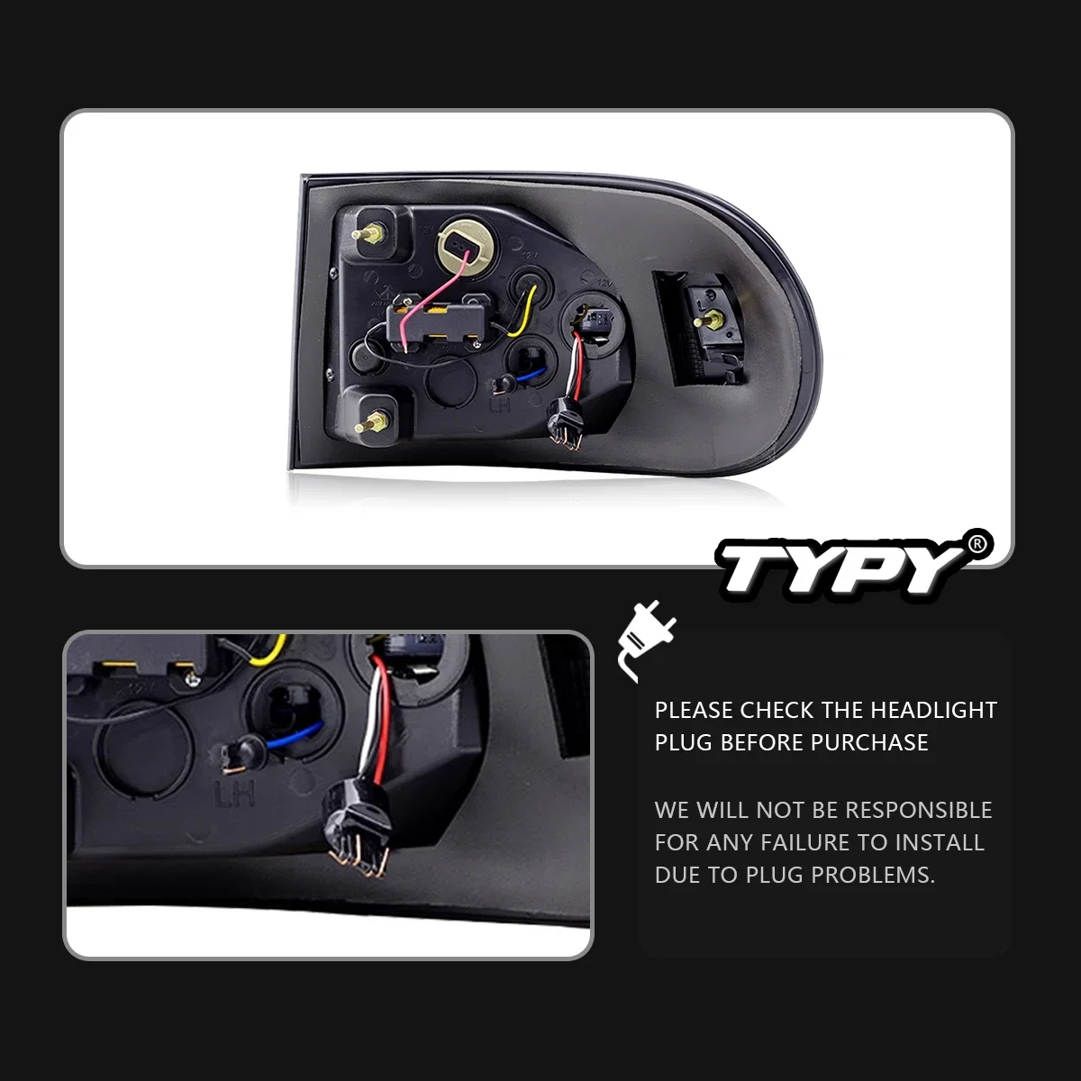

TYPY автомобиль для Toyota FJ Cruiser задние фонари 2007-2020 обновление модифицированный новый DRL динамический указатель поворота светодиодный задний фонарь автоаксессуары