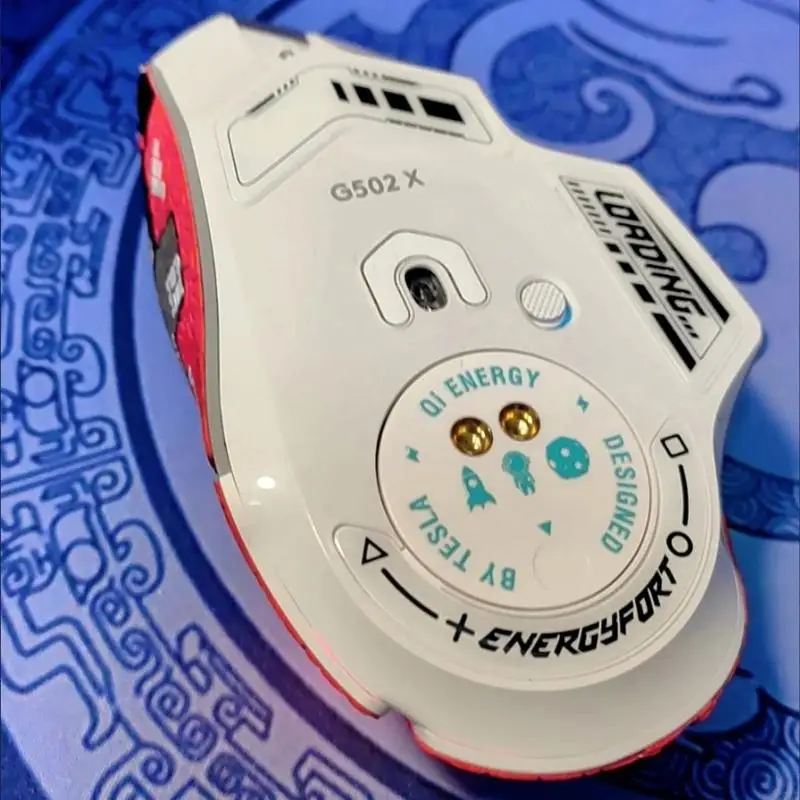 C7AB 1Set Glass Pedal pies mouse para g502 x velocidades luz / g502 x más mouse reemplace los deslizamientos los