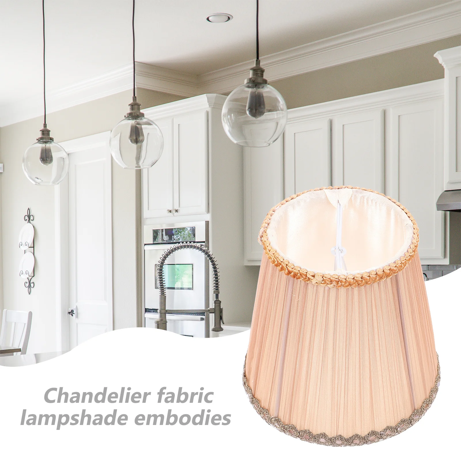 عاكس الضوء من القماش للثريا الجدار مصباح استبدال طبل الظل غطاء الإضاءة الداخلية ملحق مصباح للزينة #3