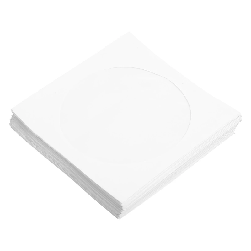 50 peças papel 5 polegadas dvd para conjunto envelopes capa caixa