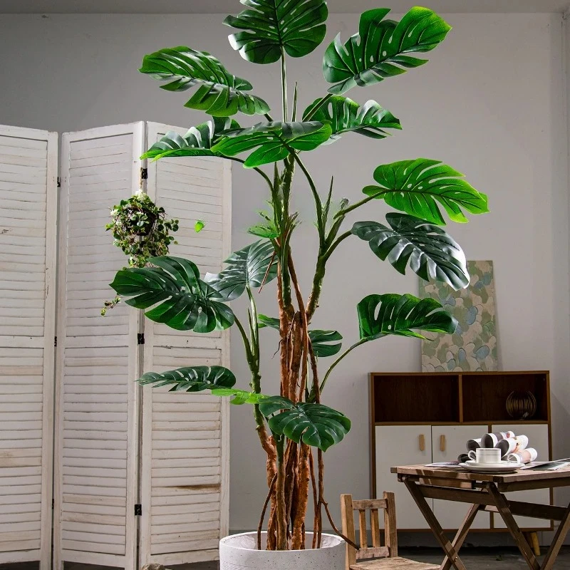 

XL simulated plant turtle bamboo large potted false tree bionic green plant floor decoration ornament