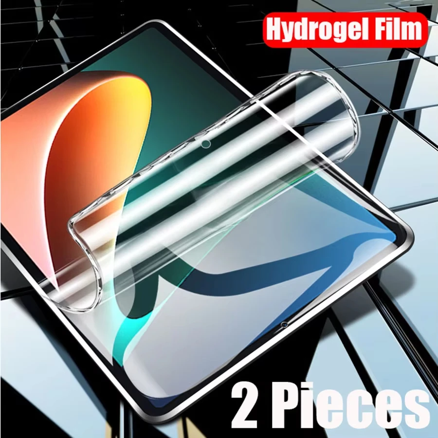 

2PCS Full Cover Hydrogel Film For Xiaomi Mi Pad 7 Pro 5 6 6s Pad SE 11 Redmi Pad 10.6 11 8.7 Clear Screen Protectors Not Glass