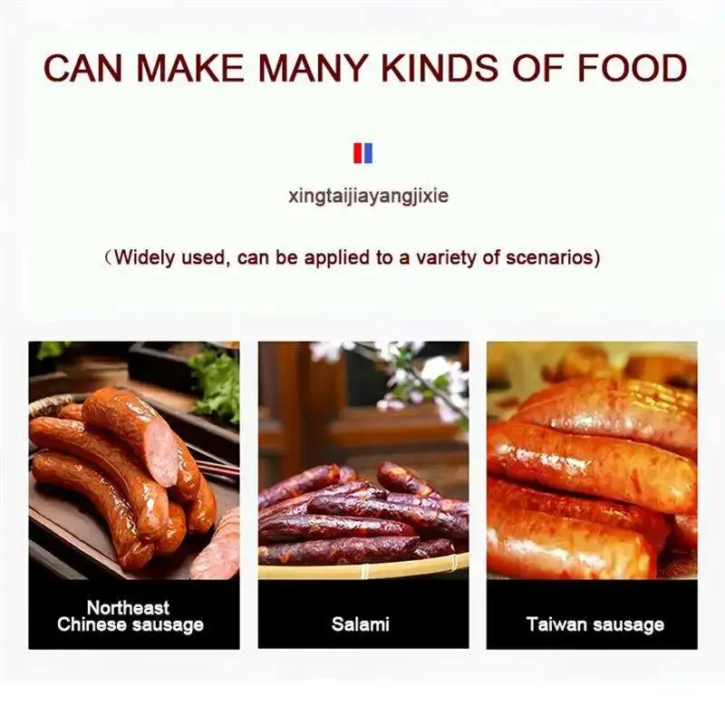 High Quality Automatic Pneumatic Meat Sausage Machine Quantitative Enema Stuffer Filling Maker