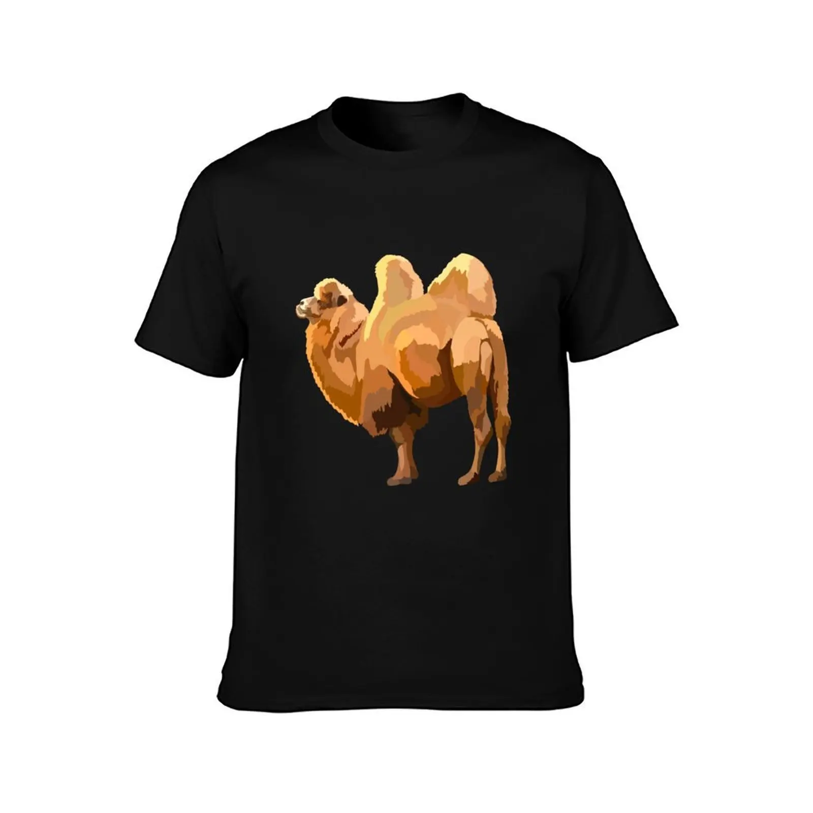 B is for Bactrian Camel T-Shirt, Summer Casual Cotton Tee, Oversized Streetwear Tops, Vintage Graphic Print, Unisex Men Women