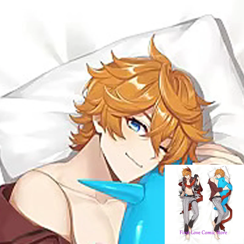 

Dakimakura Anime Pillow Case GenshinImpact Tartaglia Pillow Cover Halloween Christmas Decoration 2023