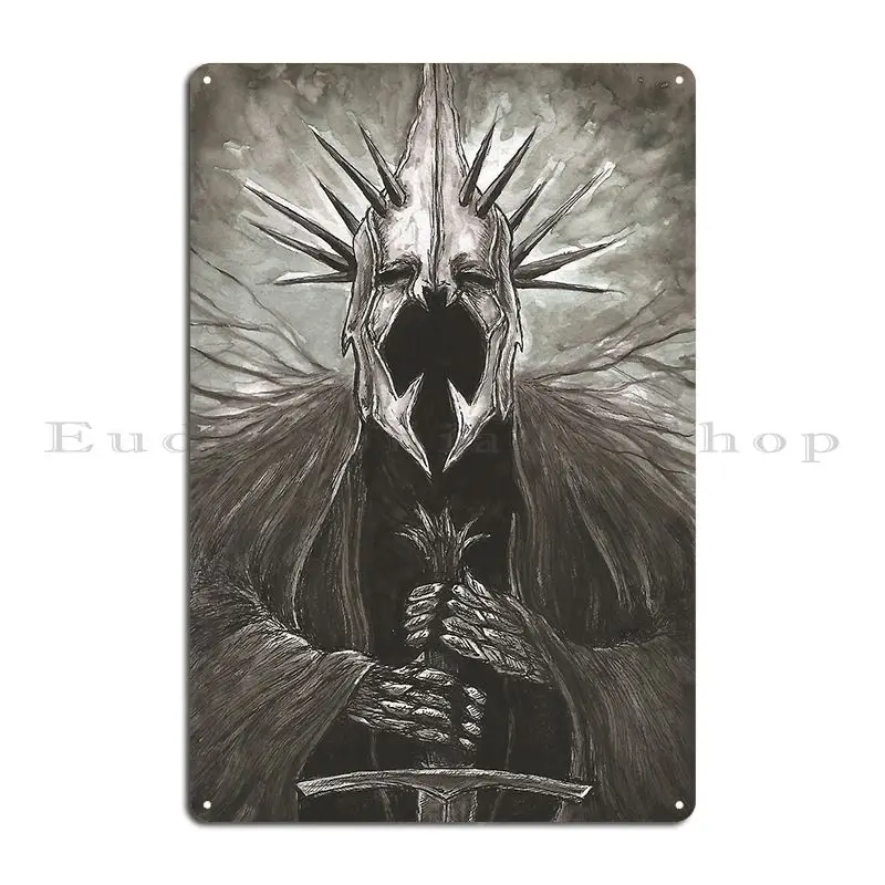 Witch King Of Angmar Metal Sign Wall Cave Designing PaintingGarage Printing Tin Sign Poster