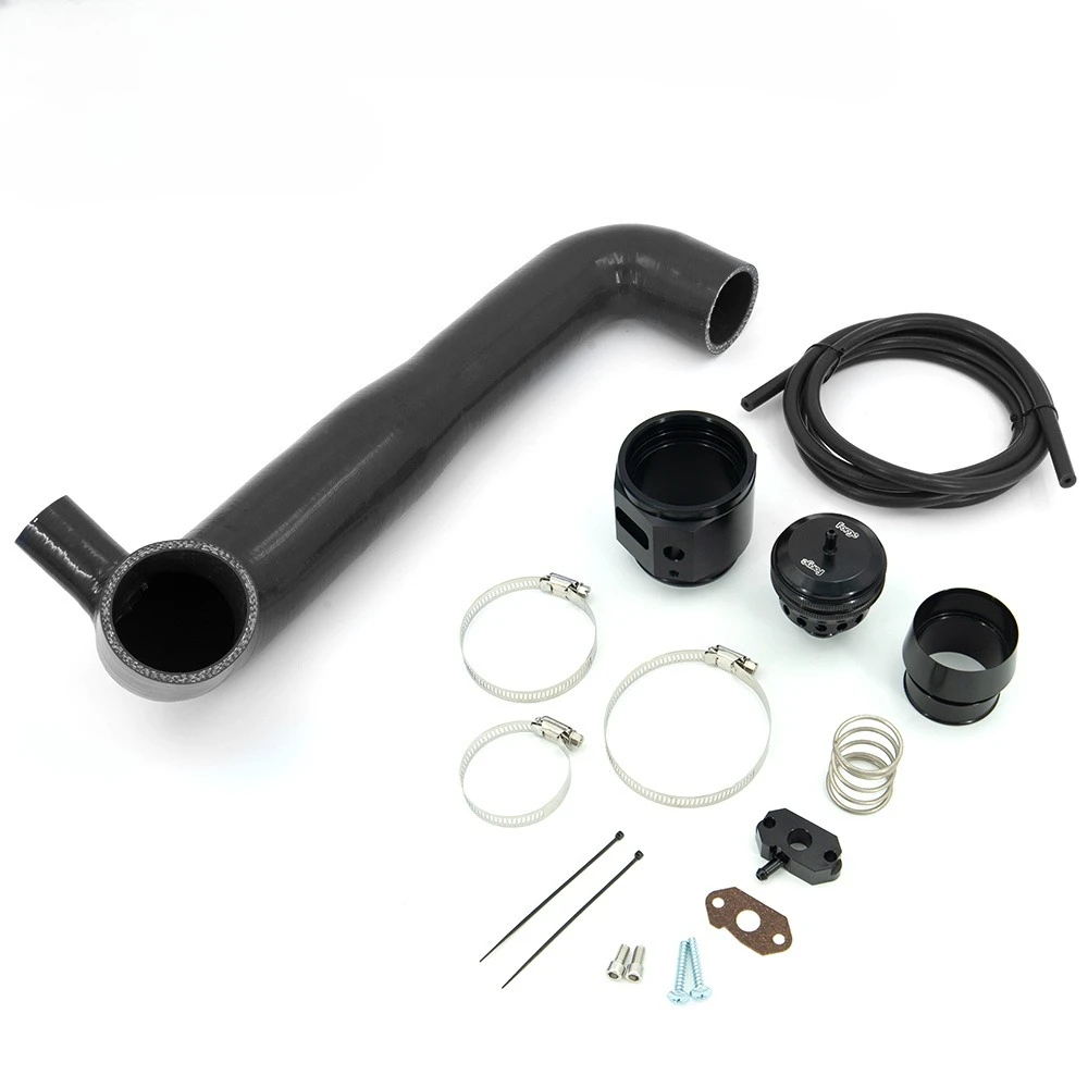 Black Motorsport Dump Valve Car Pressure Relief Valve Emission Valve Adapter Kit Suitable for Some Specific Car Models