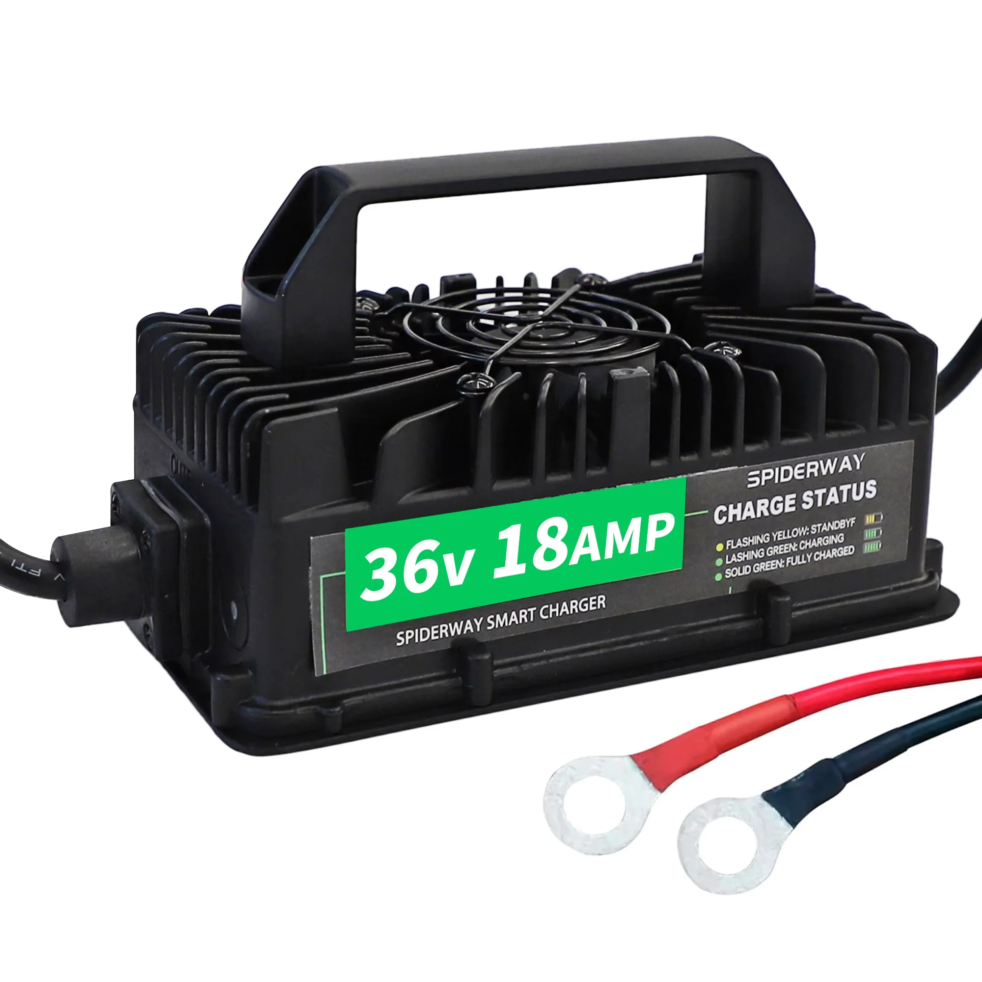 

36V 18A Golf Cart Battery Charger Compatible with EZGO Club Car Yamaha,IP 67 Waterproof 900 W Charger for Lead Acid Battery