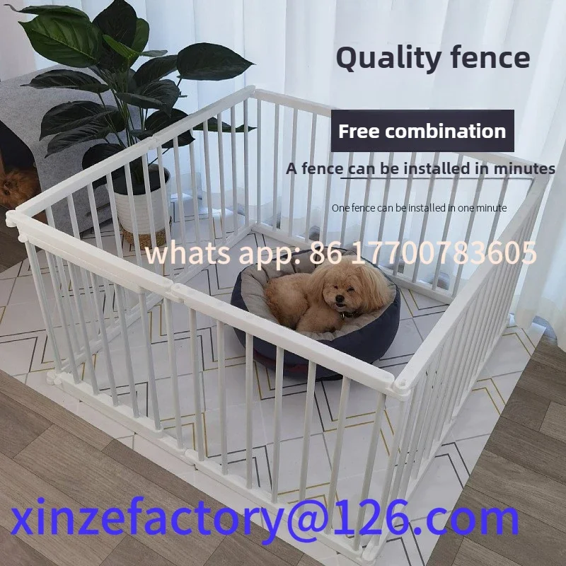 Customizable 68CM in High Dog Fence Barrier Indoor DIY Poodle Teddy Fences Freely Combined Thickened Rabbit Cage Spliced Pet Gua