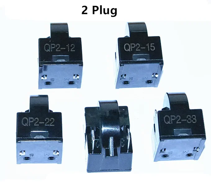 1pcs new for Refrigerator fittings Refrigerator freezer PTC starter thermal protector relay 2 Plug QP2-12 QP2-22 QP2-33 QP2-15