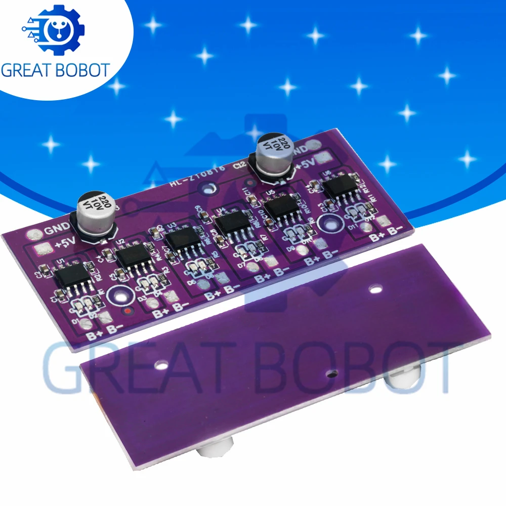 6×1A 18650 Lithium Charging Module DC 5V to 4.2V Multi-channel Battery Charger PCB Board for Electronic Devices