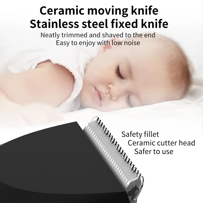 PFAY-cortadora de pelo profesional PL558 para hombres y niños, máquina de corte de pelo recargable por USB, cortador impermeable de Máquina para cortar cabello