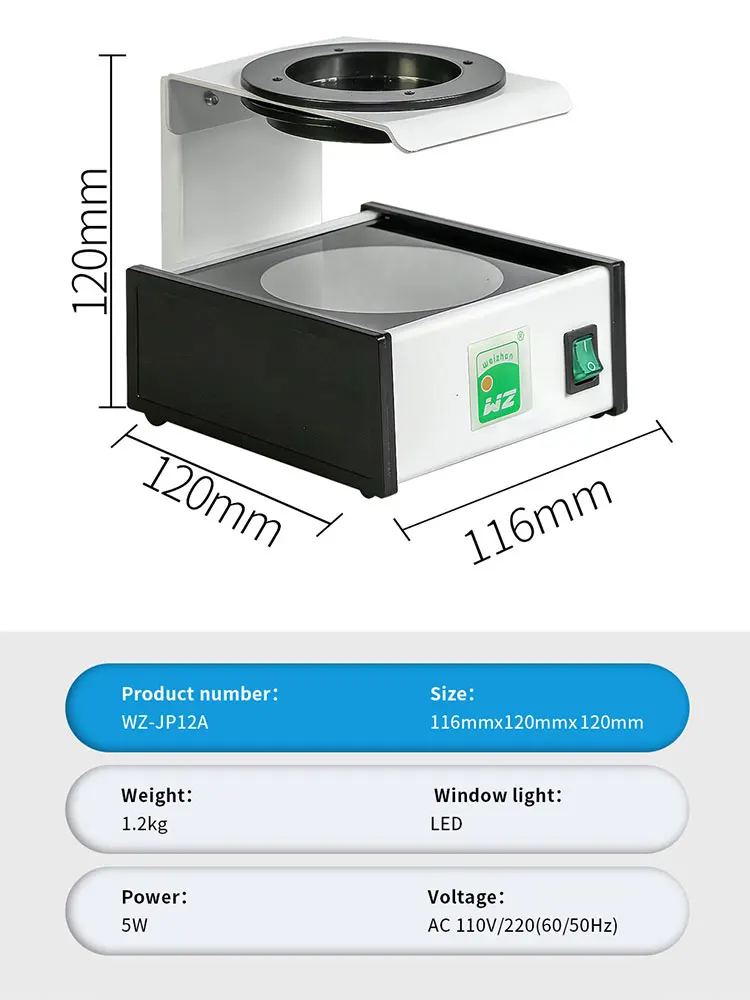 Imagem -06 - Stress Tester para Óculos Strain Gauge para Equipamentos Laboratoriais Ópticos Lens Tester Detectar Lentes e Deformação Wz-jp12a