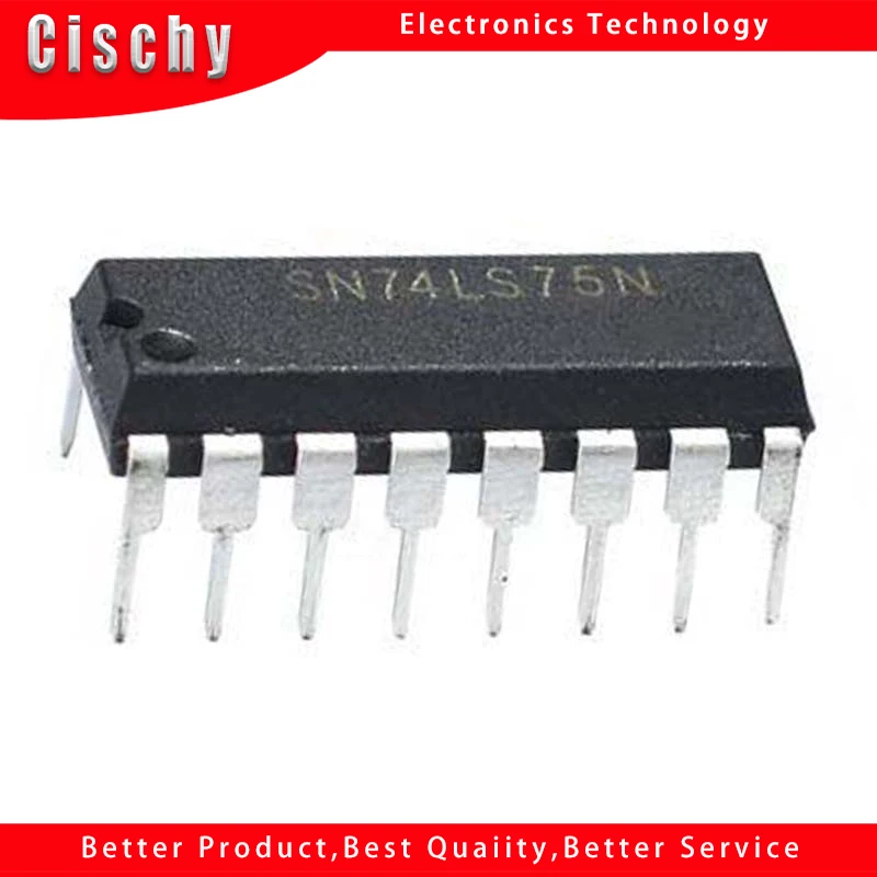 5PCS SN74LS75N 74LS75 DIP-16 SN74LS75 74LS75N DIP16