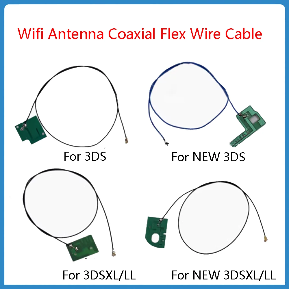 Wifi Antenna Coaxial Flex Wire Cable For Nintendo 3DS 3DSXL/LL NEW 3DS LL XL Wifi Cable PCB Wireless Wifi Antenna Plate Board