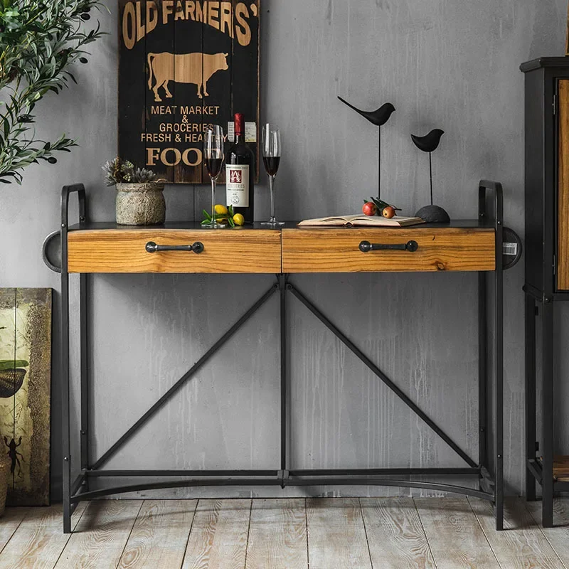 European and American solid wood drawers, floor-to-ceiling storage, side cabinets, integrated wall lockers