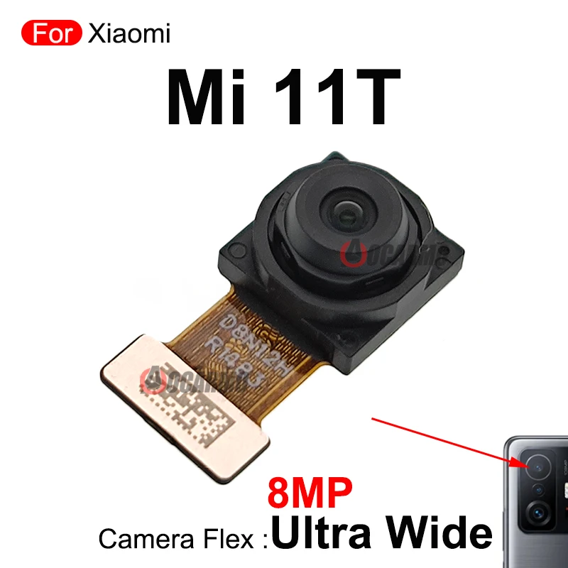 Aocarmo Back Rear Main Camera + Ultra-Wide + Telephoto Macro Cameras Flex For Xiaomi 11T Mi11T Pro