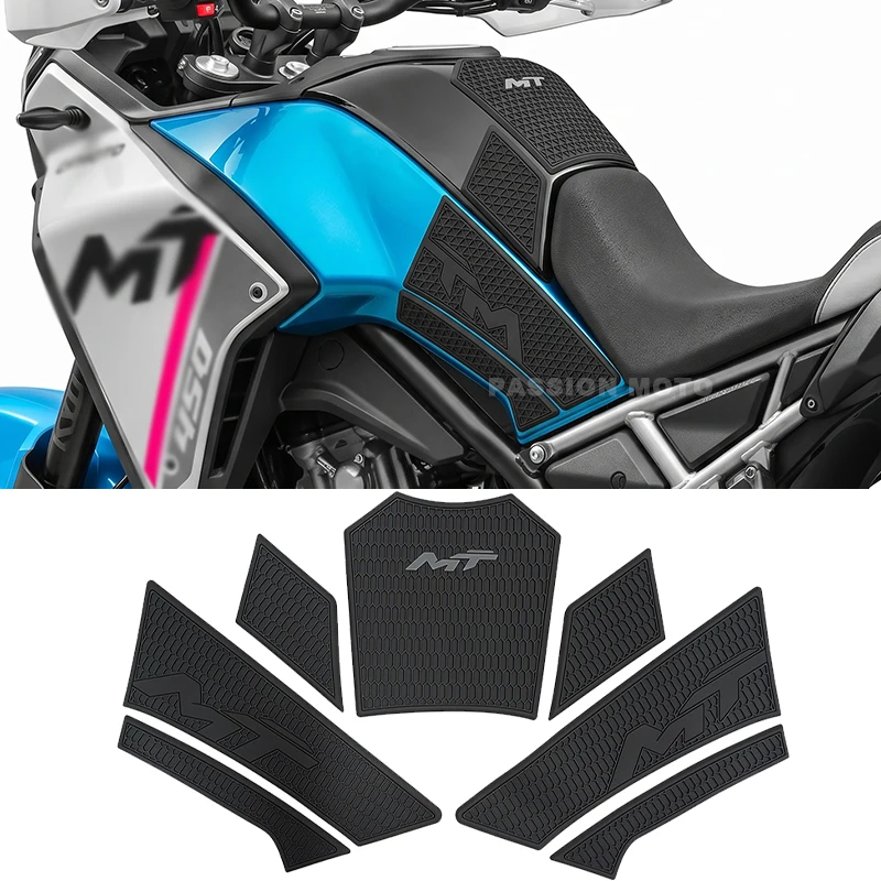 For CFMOTO 450MT 450 MT MT450 2024 2025 2026 Motorcycle Accessories Rubber Gas Tank Decoration And Protection Fuel Tank Stickers