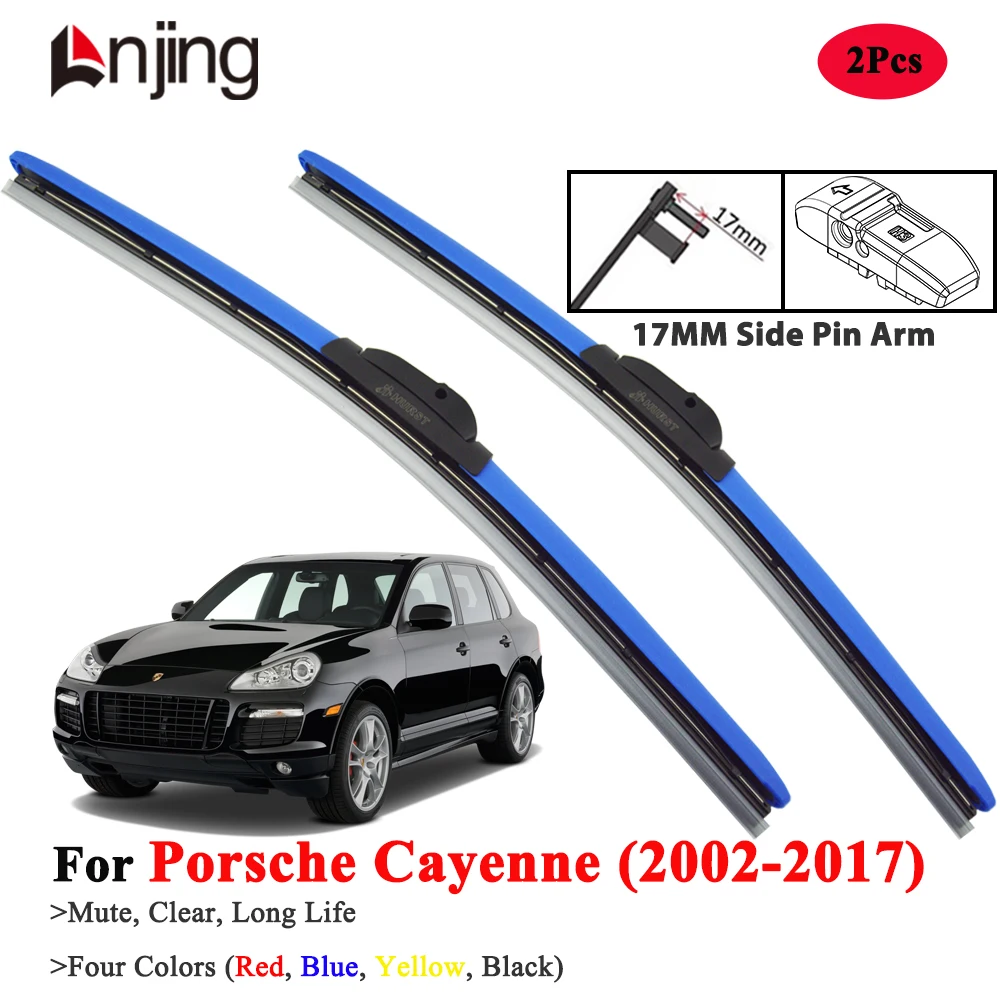 

LNJING Wiper Blades For Porsche Cayenne 9PA 92A 2002-2017
