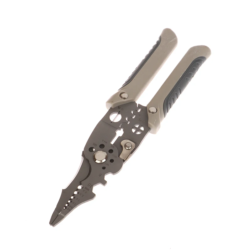 1PC 21 In 1 Multifunctional Repair Scissors Wire Stripper Wire Puller Cutter Wire Stripping Crimping Pliers Hand Tool