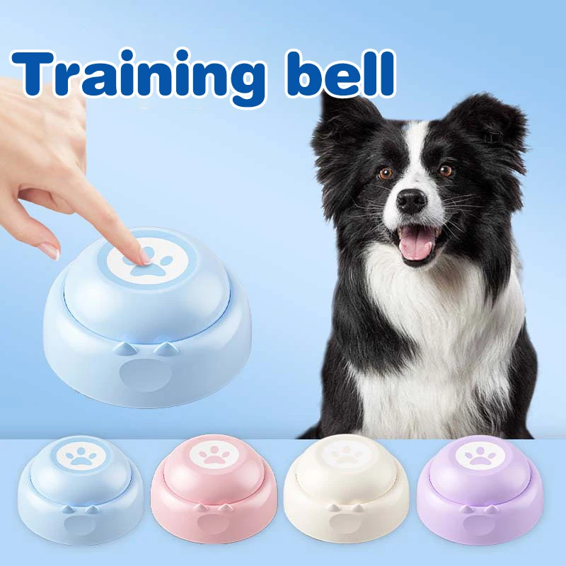 Creative Pet Sound Toys Paw-shaped Pet Button Pet Training Toys Dog Cat Intelligent Communication Educational Funny Toys