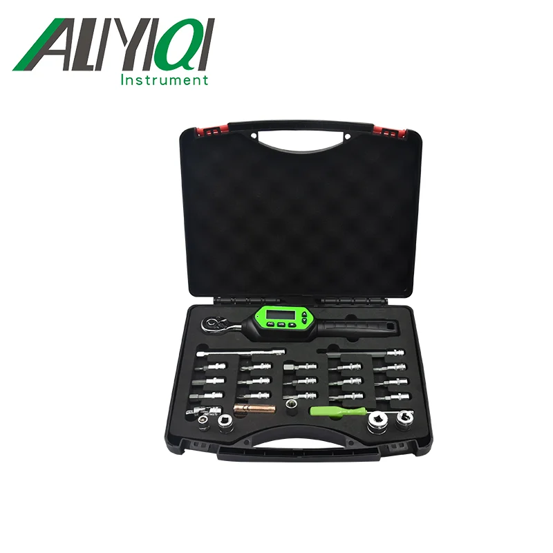 ALIYIQI دراجة مفتاح العزم الرقمي مجموعة 24 قطعة 1/4 "0.9-30Nm الدراجة ألين مفتاح أداة المقبس المفك برو طقم تصليح الدراجات النارية